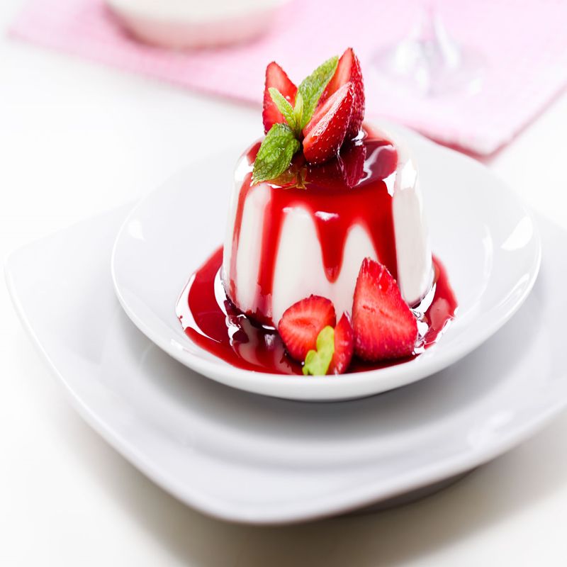 Panna Cotta  ιταλικό γλυκό